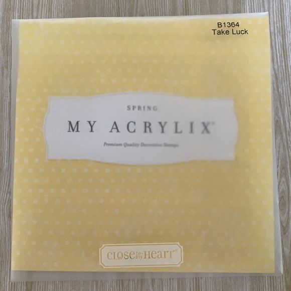 Close to my heart stamps B1364 “Take Luck” - Picture 2 of 2